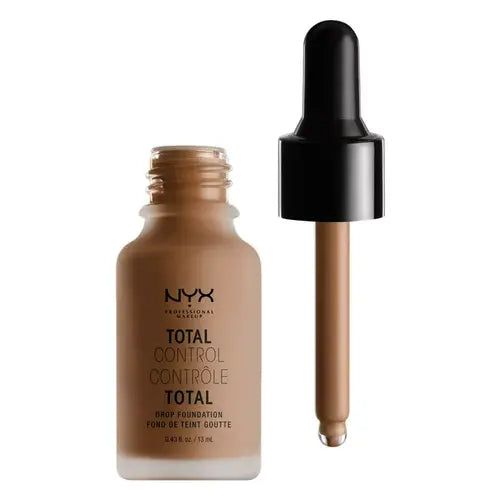 6 x NYX Total Control Drop Pro Foundation - NUTMEG