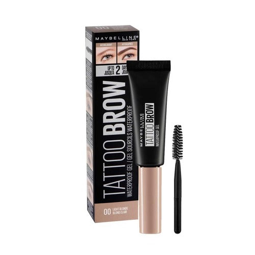 6 x Maybelline Tattoo Brow Waterproof Gel - 08 BLACK NOIR