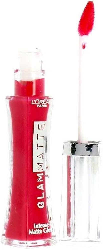 9 x L'Oreal Glam Intense Matte Lip Gloss - 510 CHERRY CROP