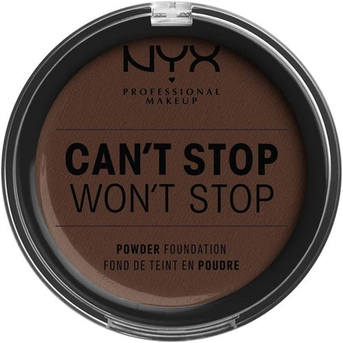 6 x NYX Professional Can't Stop Won't Stop Powder Foundation - DEEP ESPRESSO