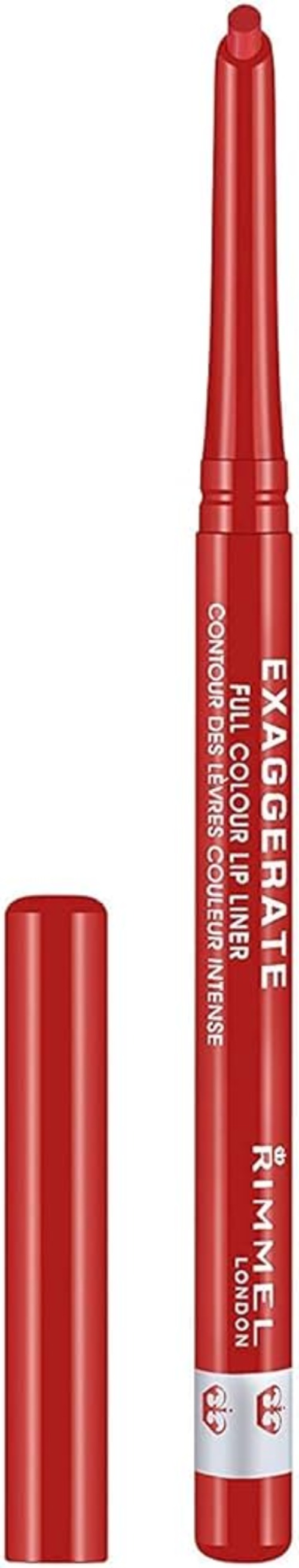 12 x Rimmel Exaggerate Full Colour Lip Liner Pencil - 105 UNDER MY SPELL