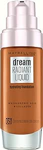 6 x Maybelline Dream Radiant Liquid Foundation + Hydrating Serum - 65 COCONUT