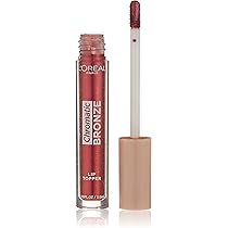 10 x L'Oreal Paris Chromatic Bronze Lip Topper - 04 RED TONIC