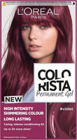 L'Oréal Paris Colorista Permanent Gel Hair Dye, Long-Lasting and Vibrant At-Home Hair Colour, High-Intensity Hues with Up to 3x More Shine, Colour: Violet