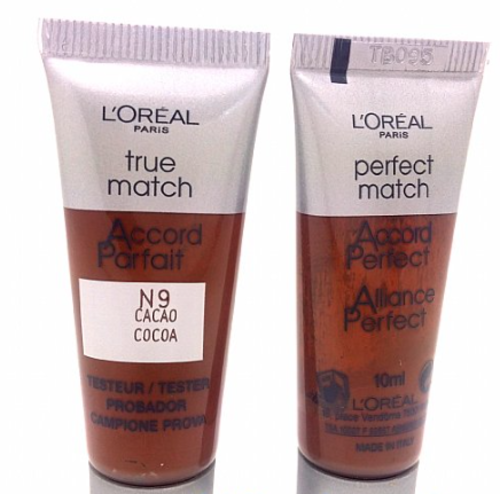 24 x L'Oreal True Match N9 Cocoa Foundation - 10ml Tester