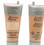 24 x L'Oreal True Match W5 Honey Sand Foundation - 10ml Tester