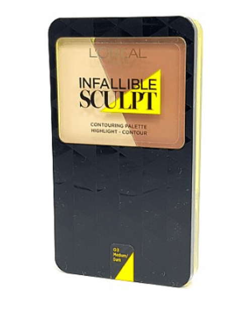 6 x L'Oreal Infallible Sculpt Contour Palette - 03 Medium/Dark