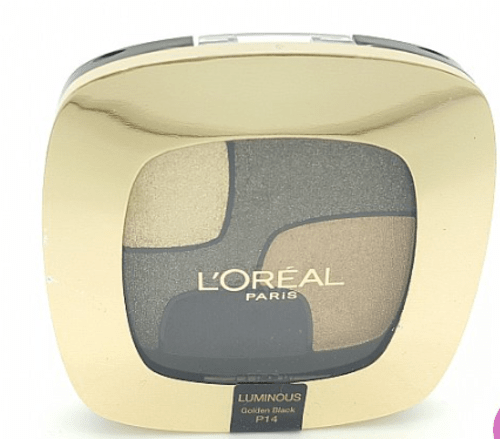 12 x L'Oreal Color Riche Quad Luminous Eyeshadows - P14 GOLDEN BLACK