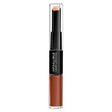 7 x L'Oreal Infallible 24HR Duo Lip Colour - 117 PERPETUAL BROWN