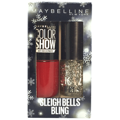 6 x Maybelline Colorshow Duo Nail Polish - SLEIGH BELLS BLING