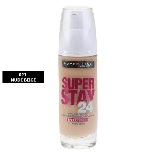 6 x Maybelline 24HR SuperStay Foundation - 20 CAMEO