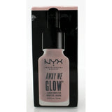 6 x NYX Professional Makeup Away We Glow Liquid Booster - AWGLB03 SNATCHED