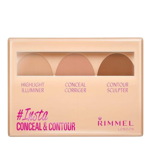 12 x Rimmel Insta Conceal & Contour Palette - 020 MEDIUM