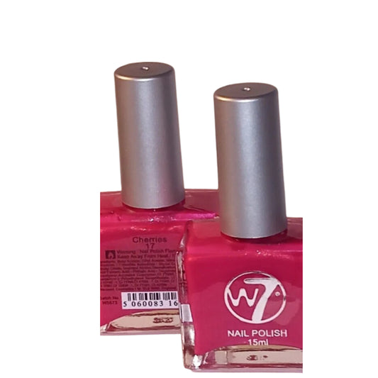 12 x W7 Nail Polish - 17 CHERRIES