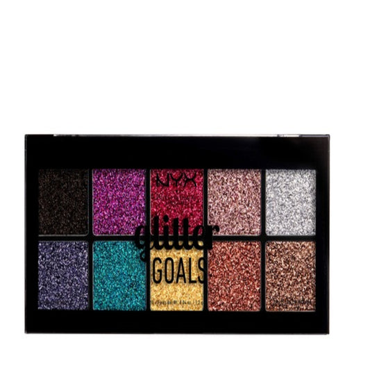 6 x NYX Professional Makeup Glitter Cream Pro Palette