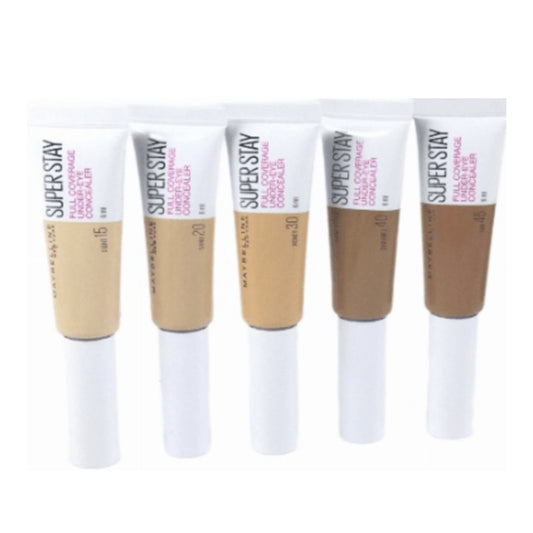 12 x Maybelline SuperStay Full Coverage Under-Eye Concealer - ASSORTED