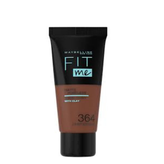 6 x Maybelline Fit Me Matte & Poreless Liquid Foundation - 364 DEEP BRONZE