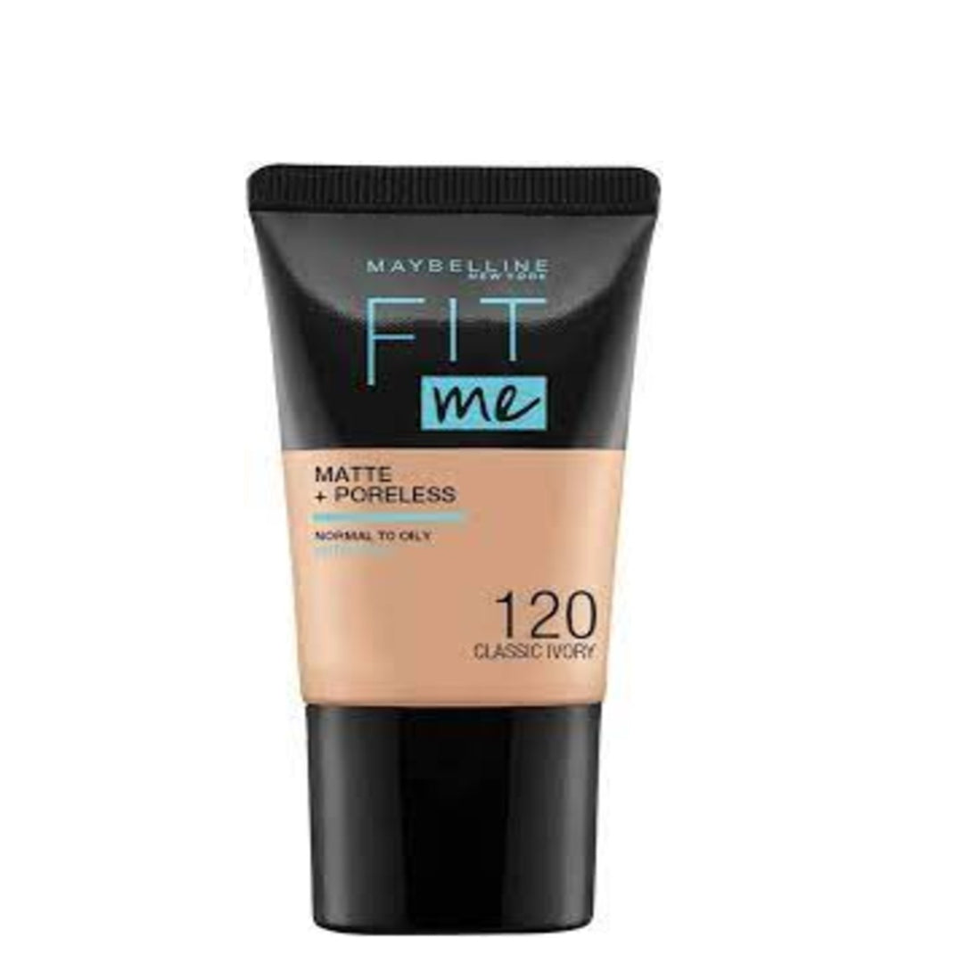 6 x Maybelline Fit Me Matte & Poreless Liquid Foundation - 120 CLASSIC IVORY