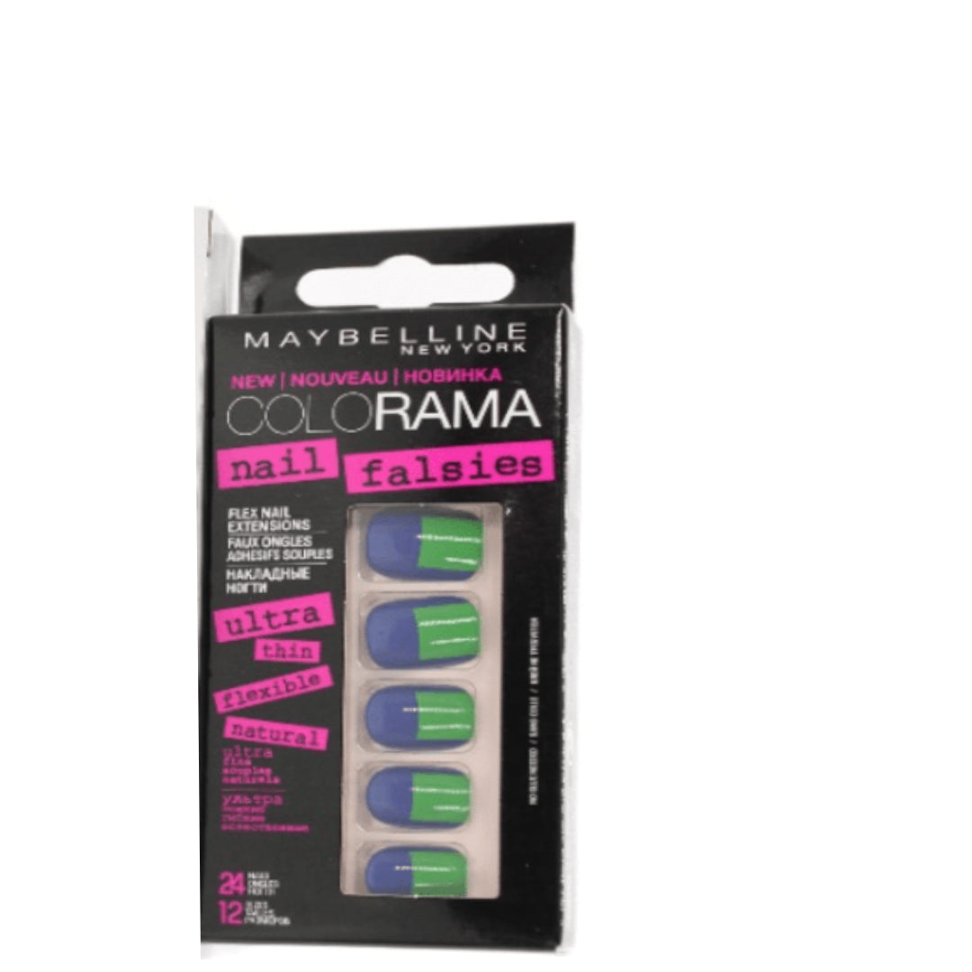 6 x Maybelline Colorama Nail Falsies False Nails - 09 FRENCH FANATIC