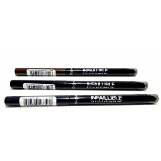 12 x L'Oreal Infallible Stylo 24 Hr Waterproof Eyeliner - 312 FLAWLESS GREY