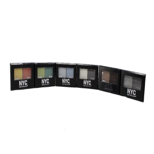 12 x NYC City Duet Eye Shadow - ASSORTED