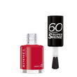 9 x Rimmel Nail Polish 60 Seconds - 313 FIESTY RED