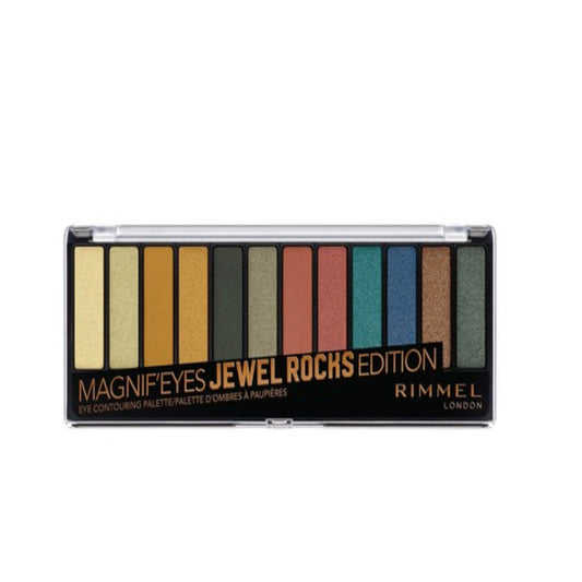 6 x Rimmel London Magnif Eyes Eyeshadow Palette - 009 JEWEL ROCKS E EDITION