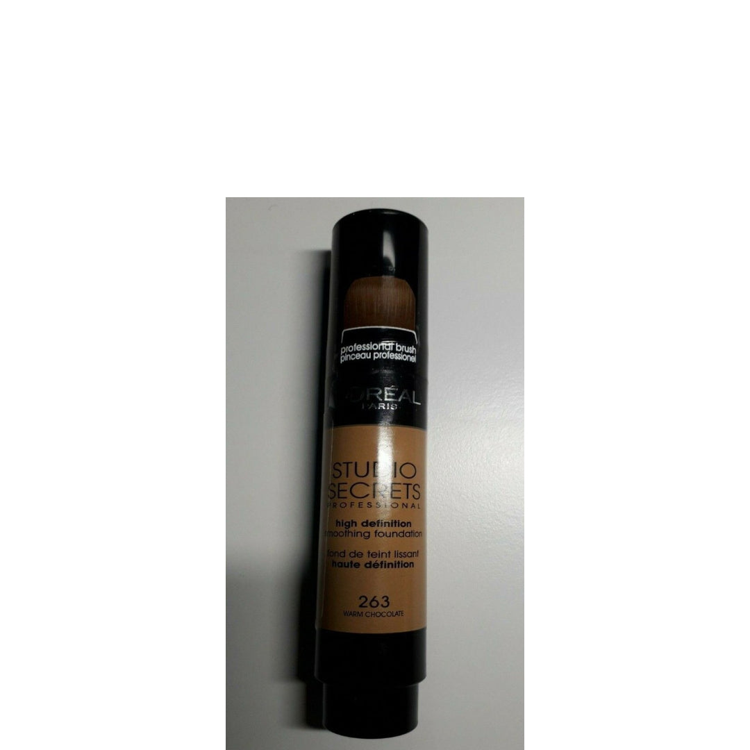 6 x L'Oreal Studio Secrets High Definition Smoothing Foundation - 263 WARM CHOCOLATE