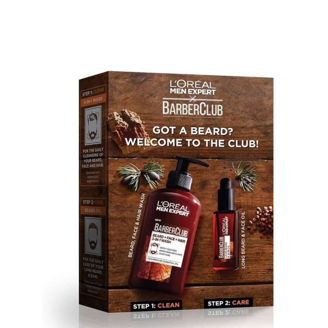 8 x L'Oreal Men Expert Barber Club Beard Care Kit