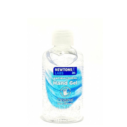 6 x Newtons Labs Anti-Bacterial Hand Gel & Sanitiser - 60 Alcohol 100ml