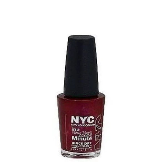 8 x NYC In A Minute Nail Polish - 268 FASHION AVE FUCHSIA