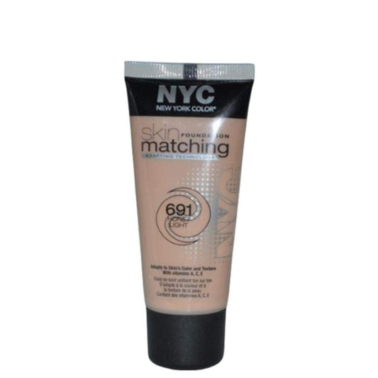 6 x NYC Skin Matching Foundation 30ml - 691 LIGHT HONEY