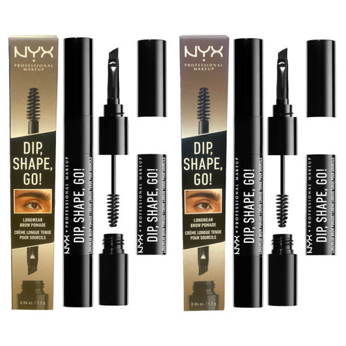 9 x NYX Professional Make up Dip Shape Go Longwear Brow Pomade - 03 AUBURN