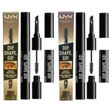 9 x NYX Professional Make up Dip Shape Go Longwear Brow Pomade - 03 AUBURN