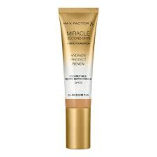 6 x Max Factor Miracle Second Skin Hydrating Foundation - 08 MEDIUM TAN