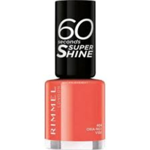 9 x Rimmel Nail Polish 60 Seconds - 404 ORA-NGY VIBE