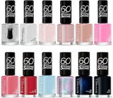 32 x Rimmel 60 Seconds Super Shine Nail Polish - ASSORTED