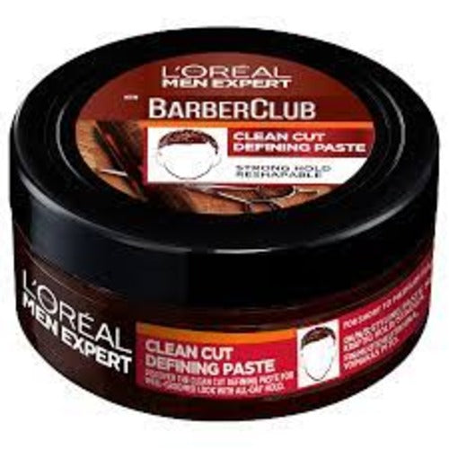 6 x L'Oreal Men Expert Barber Club Clean Cut Defining Paste