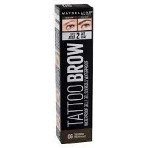 6 x Maybelline Tattoo Brow Waterproof Gel - 06 DEEP BROWN