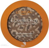 7 x L'Oreal Glam Bronze Bronzing Powder Compact - 303 DARK