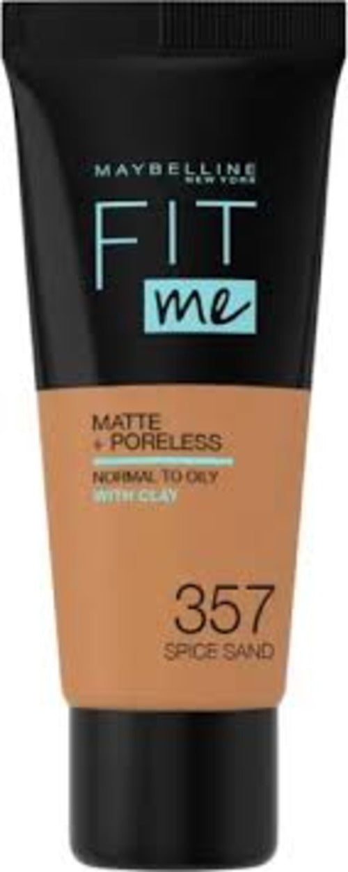 6 x Maybelline Fit Me Matte & Poreless Liquid Foundation - 334 WARM TAN