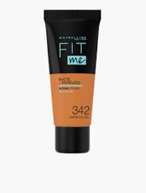 6 x Maybelline Fit Me Matte & Poreless Liquid Foundation - 334 WARM TAN