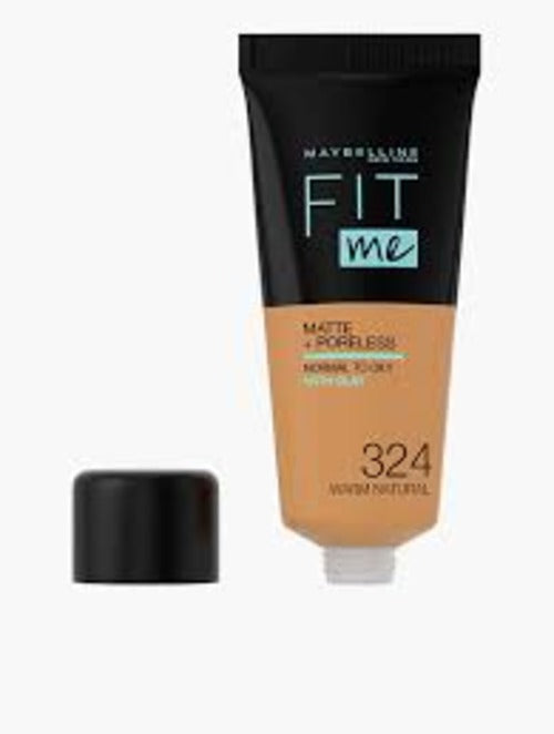 6 x Maybelline Fit Me Matte & Poreless Liquid Foundation - 334 WARM TAN