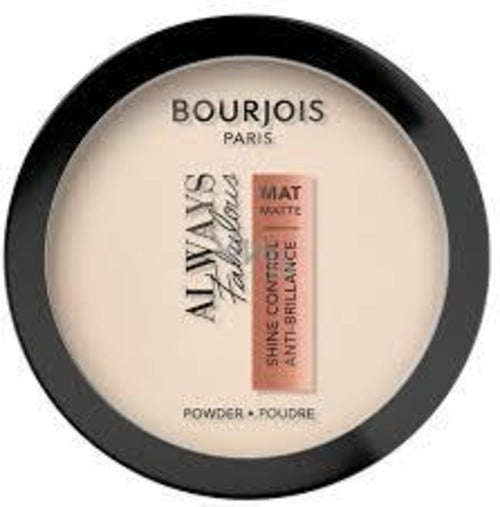 9 x Bourjois Always Fabulous Shine Control - 50 PORCELAIN