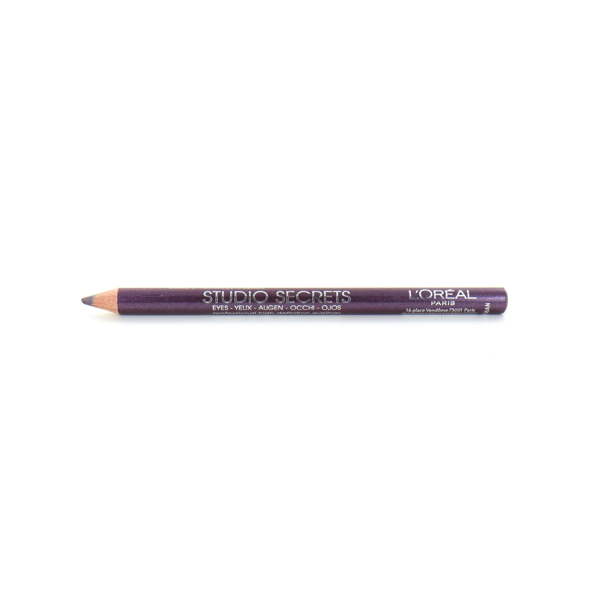 12 x L'Oreal Studio Secrets High Definition Eye Liners - 360 GREEN EYES VIOLET