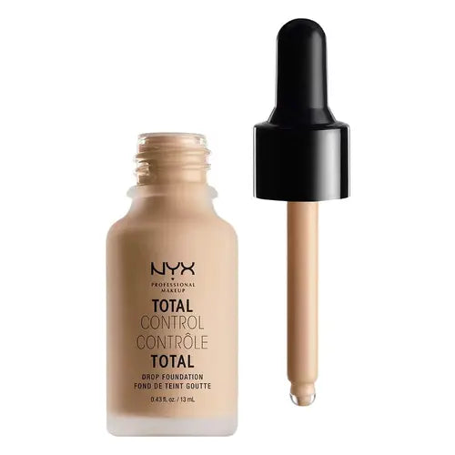 6 x NYX Total Control Drop Pro Foundation - 07 NATURAL