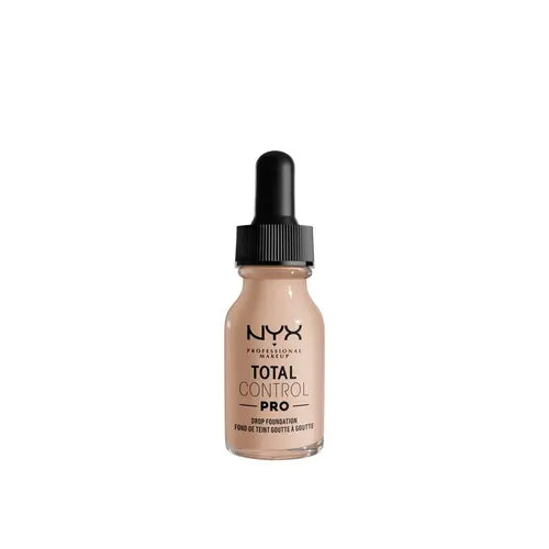 6 x NYX Total Control Drop Pro Foundation - 03 PORCELAIN