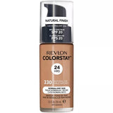 Revlon Colorstay Liquid Foundation Makeup for Combination/Oily Skin SPF 15, Longwear Medium-Full Coverage with Matte Finish, Natural Tan (330), 30 ml