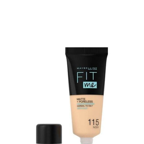 6 x Maybelline Fit Me Matte & Poreless Liquid Foundation - 115 IVORY